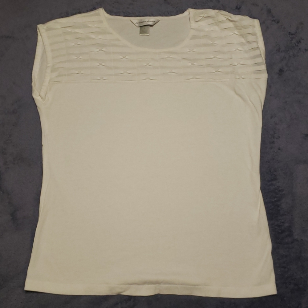 Sleeveless Scoop Neck Top